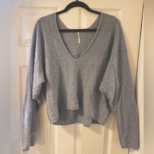 Ice Blue Cashmere Free People Sweater